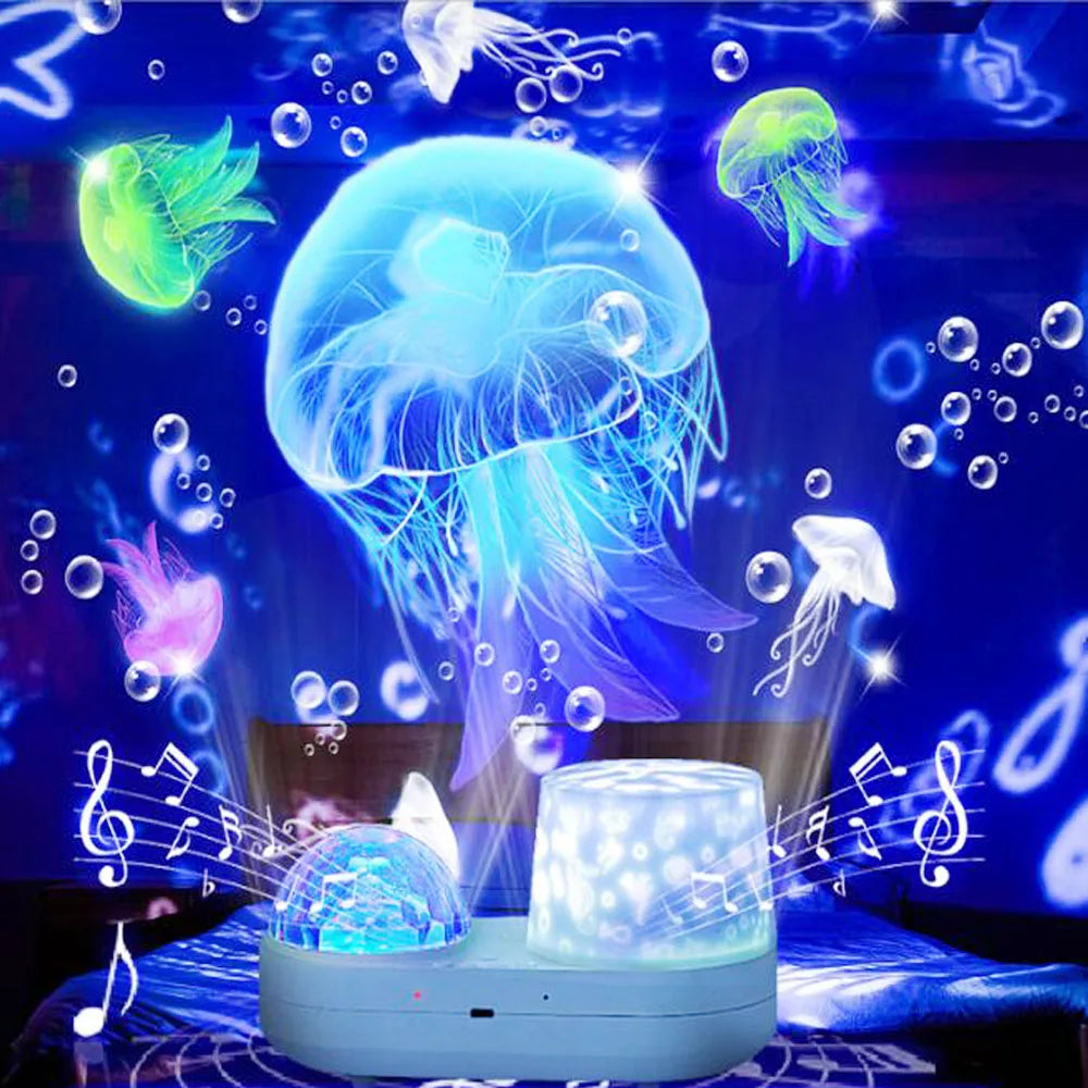 3D Galaxy Ocean Projector LED Night Light