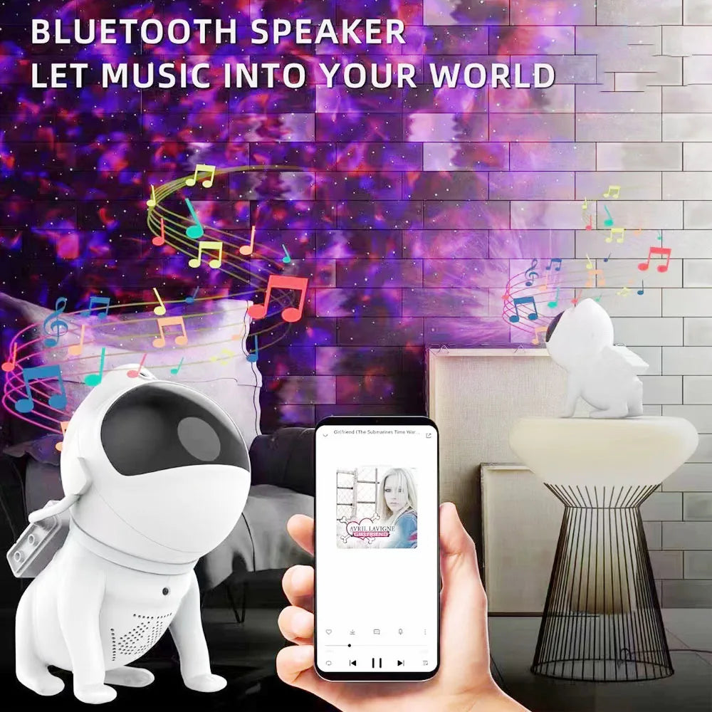 LED Night Light Galaxy Star Astronaut Projector