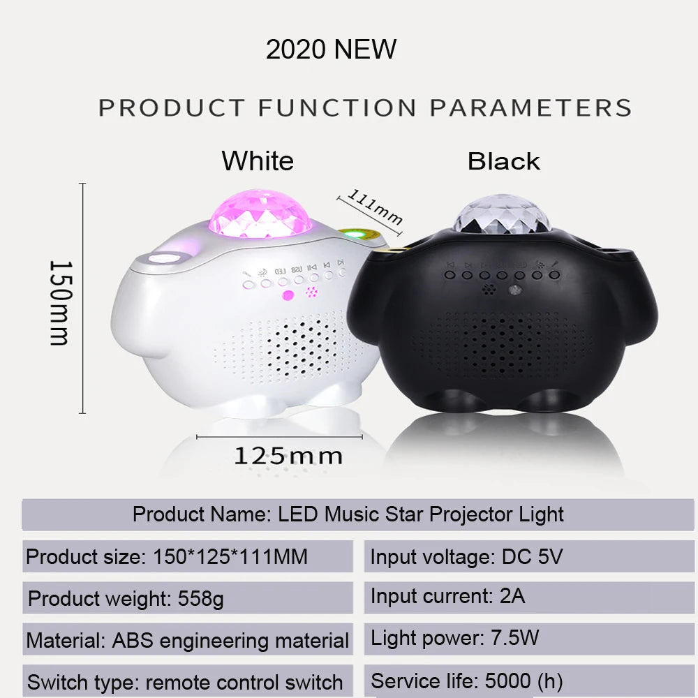 Galaxy Projector Lamp With Bluetooth