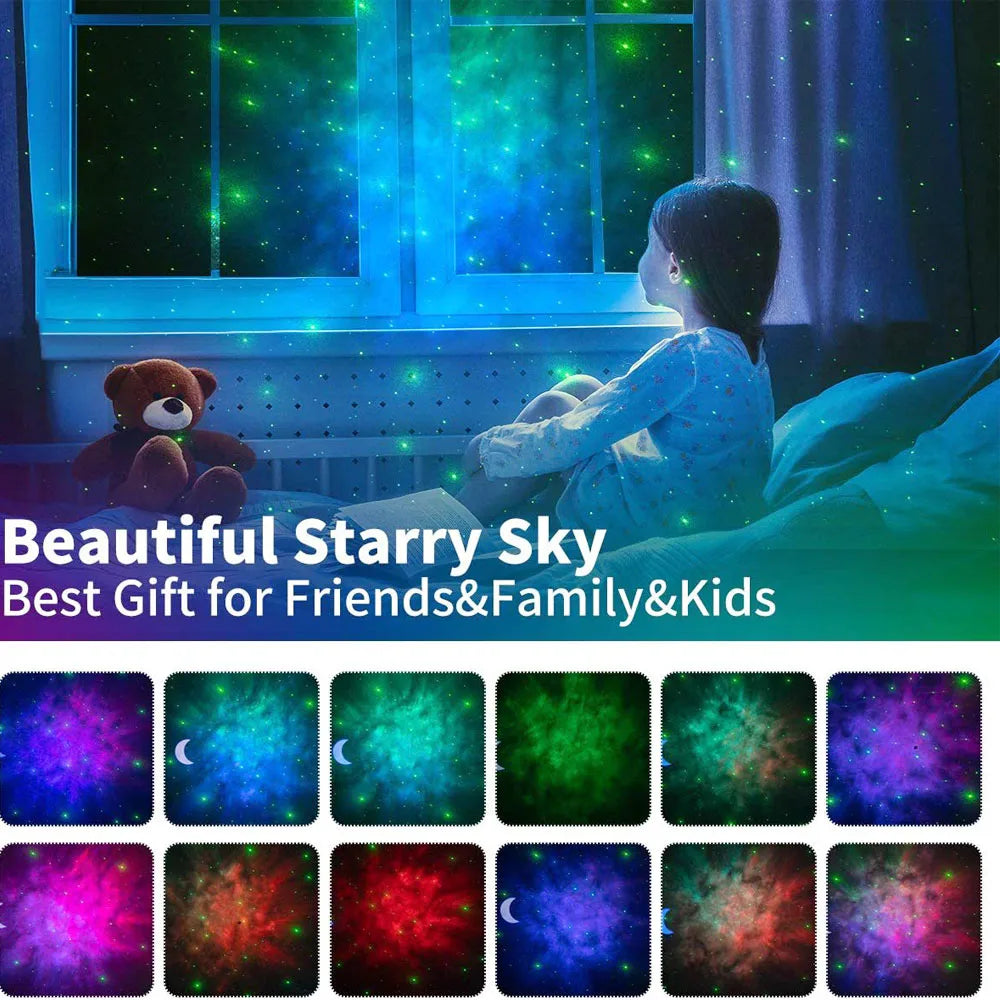 Colorful Starry Sky Galaxy Projector Lamp