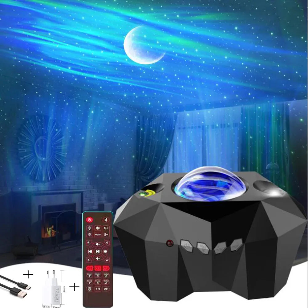 Laser Galaxy Starry Sky Projector Lamp