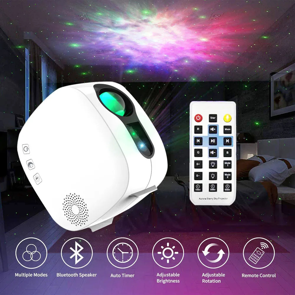 Colorful Starry Sky Galaxy Projector Lamp